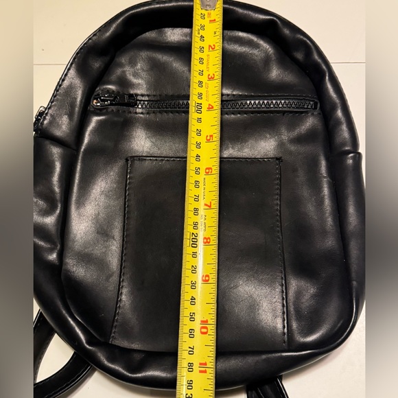 High End Branson Bennett Supple Leather Women’s Small Backpack MINTY - Picture 10 of 11